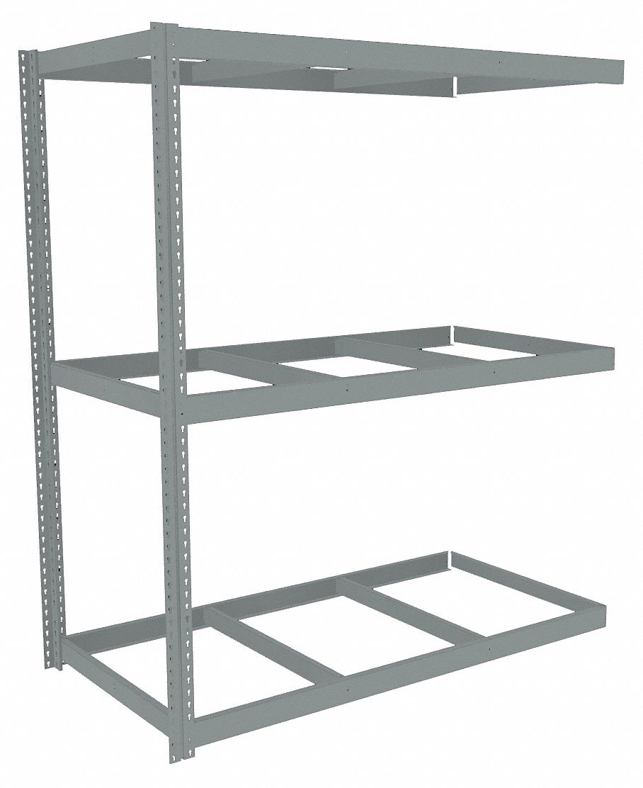 TENNSCO Boltless Shelving AddOn, HeavyDuty, 72 in x 36 in, 84 in