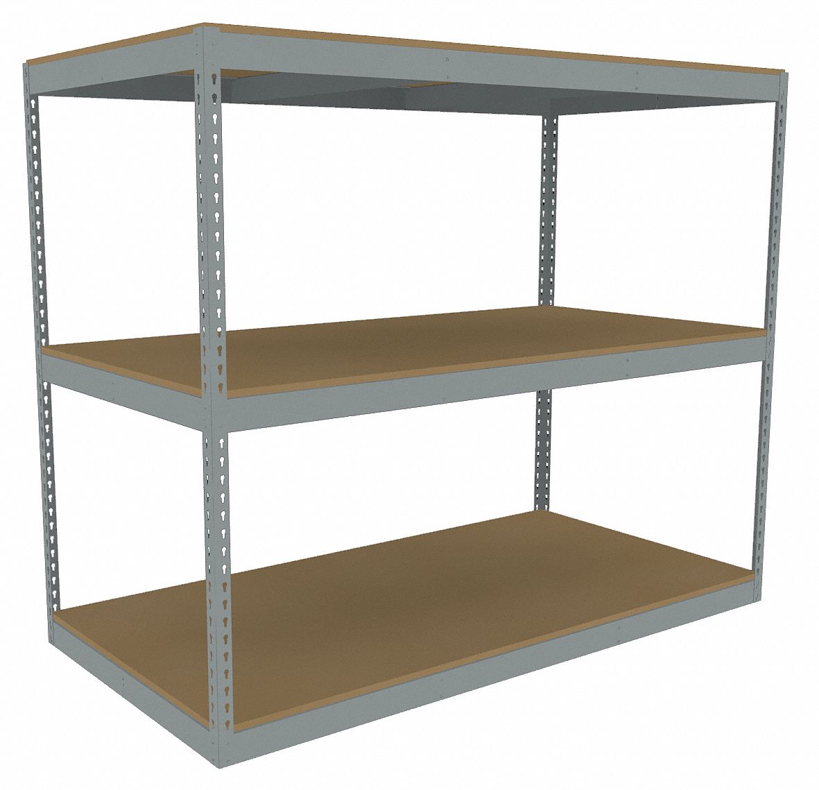 TENNSCO, Starter, HeavyDuty, Boltless Shelving 36K304ZLE57236S3D