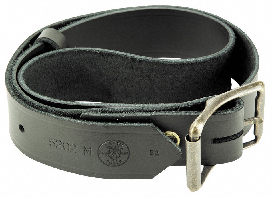 KLEIN TOOLS Black, Tool Belt, Leather, 2 in Belt Width 36L2305202M Grainger