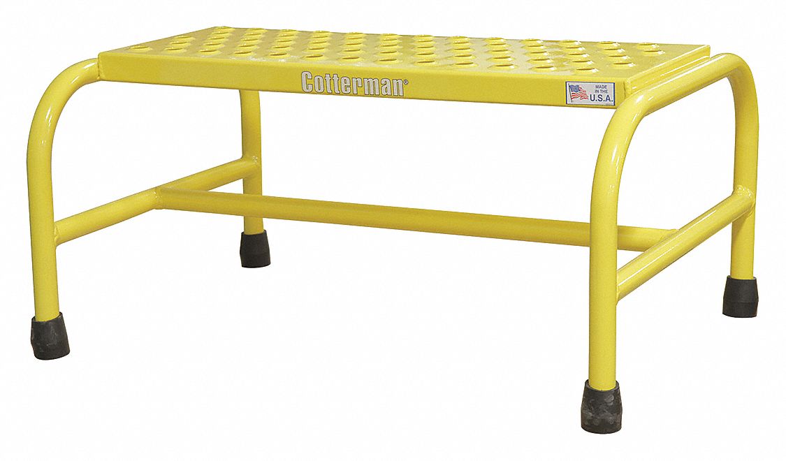 COTTERMAN Steel Stationary Platform, 10 in Overall Height, 450 lb Load