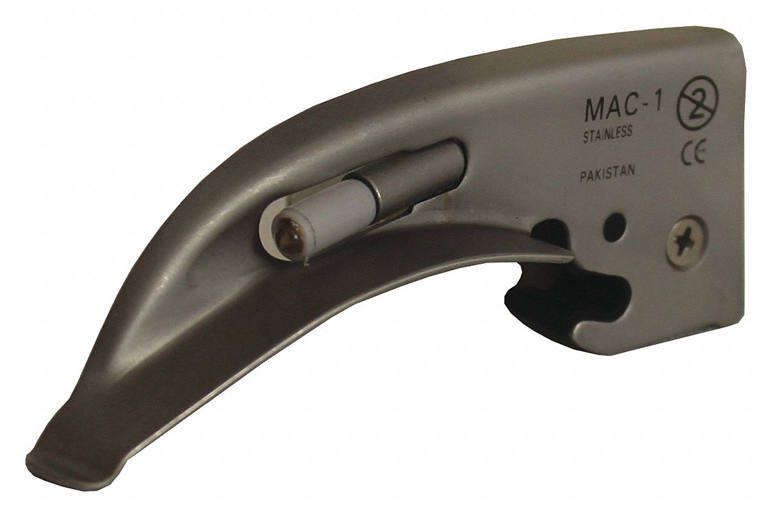 MEDSOURCE Laryngoscope Blades, 37/8 in. L, LED Bulb 36LN25MS46411