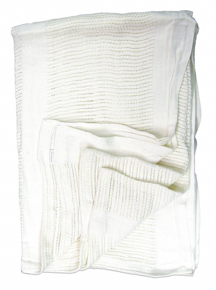 R & R TEXTILE BEDSPREAD,WHITE,THERMAL,96" L,74" W,TWIN Bedspreads