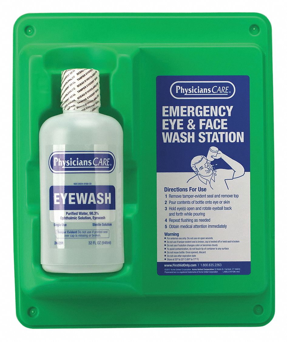 PHYSICIANSCARE 24202 Eye Wash Station,32 oz. eBay