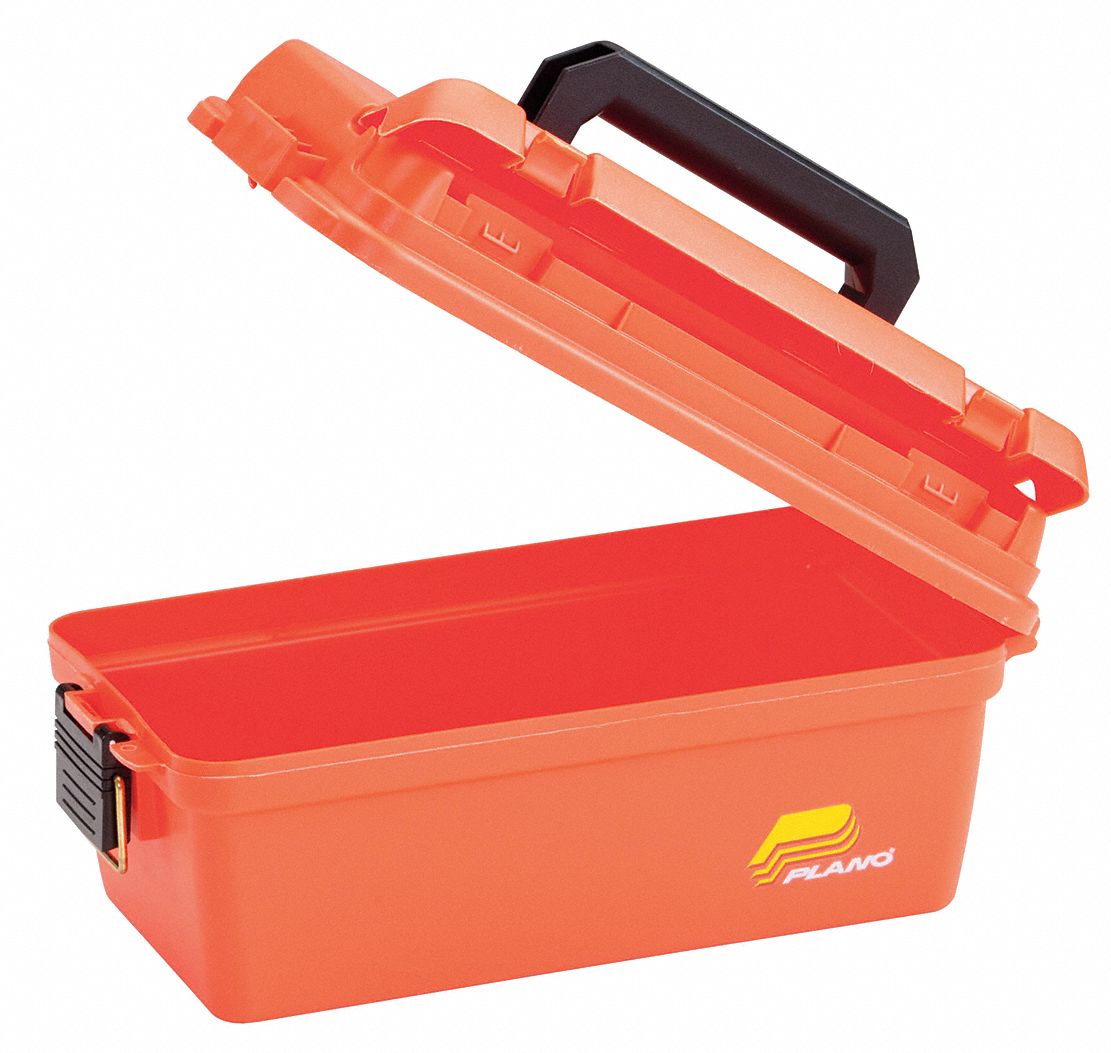 PLANO MOLDING Plastic Portable Tool Box, 6 1/4 in Overall Height, 15 in
