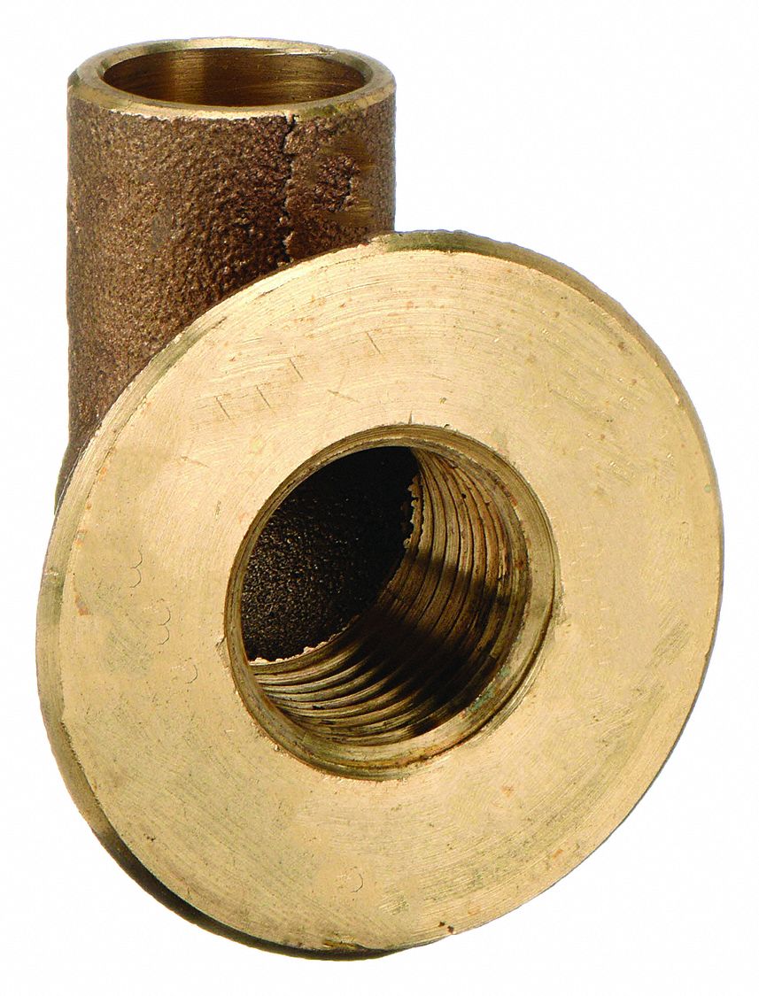 Cast Bronze, Cup x FNPT, Flanged Sink Elbow 36N509708 1/2 Grainger