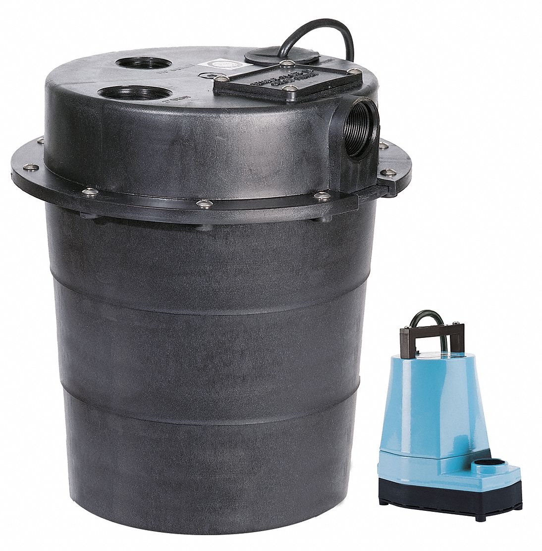 LITTLE GIANT Sink Drain Pump System 1/6 hp HP, 5 A Amps, 15 gpm Flow