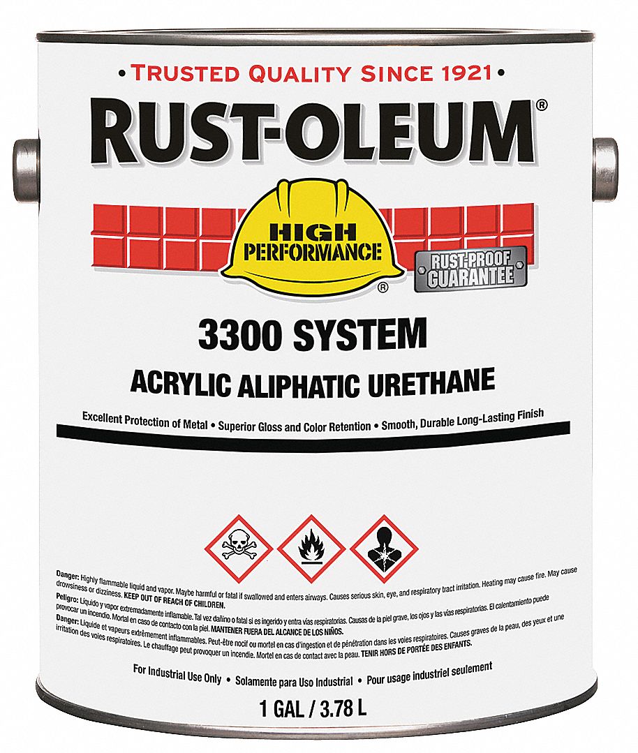 RUSTOLEUM Safety Red Urethane Finish, Gloss Finish, 260 to 620 sq. ft