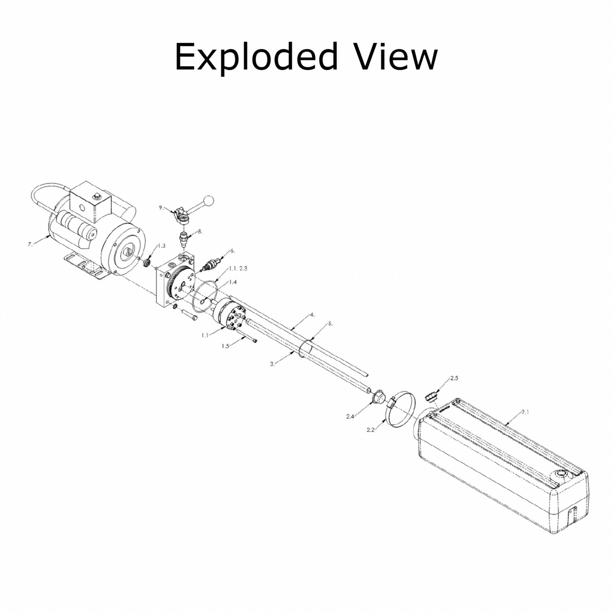 MONARCH Hydraulic Power Unit, 2.0 hp HP, 208/230V AC, Number of Phases