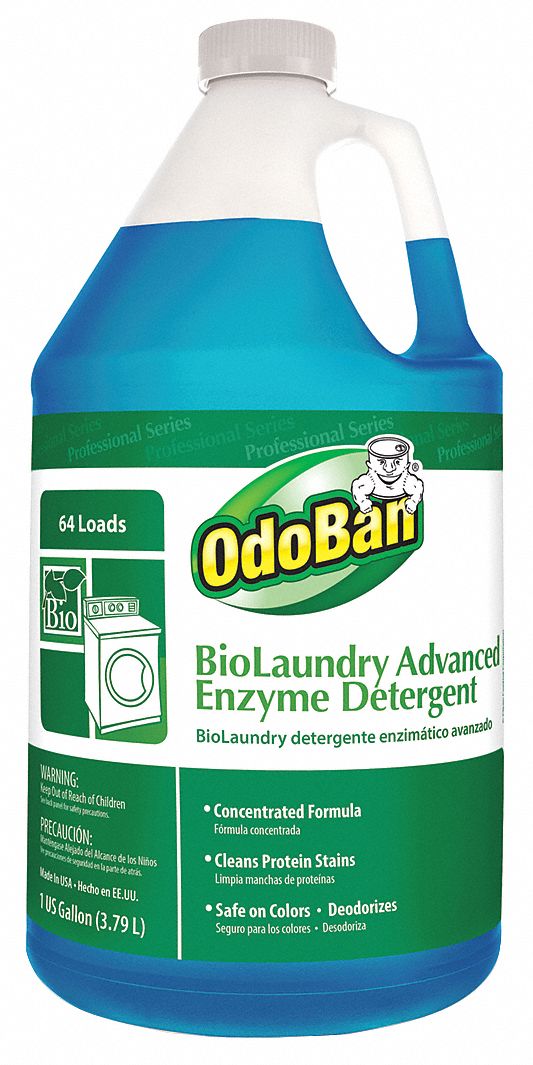 ODOBAN BioLaundry Enzyme Detergent, Cleaner Form Liquid, Cleaner