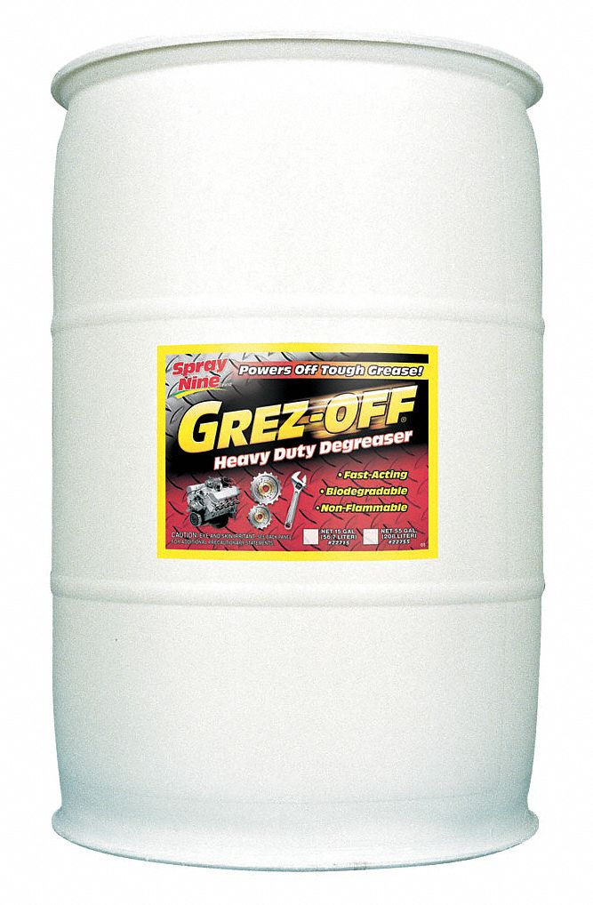 SPRAY NINE Degreaser, Drum Container Type, 55 gal Container Size