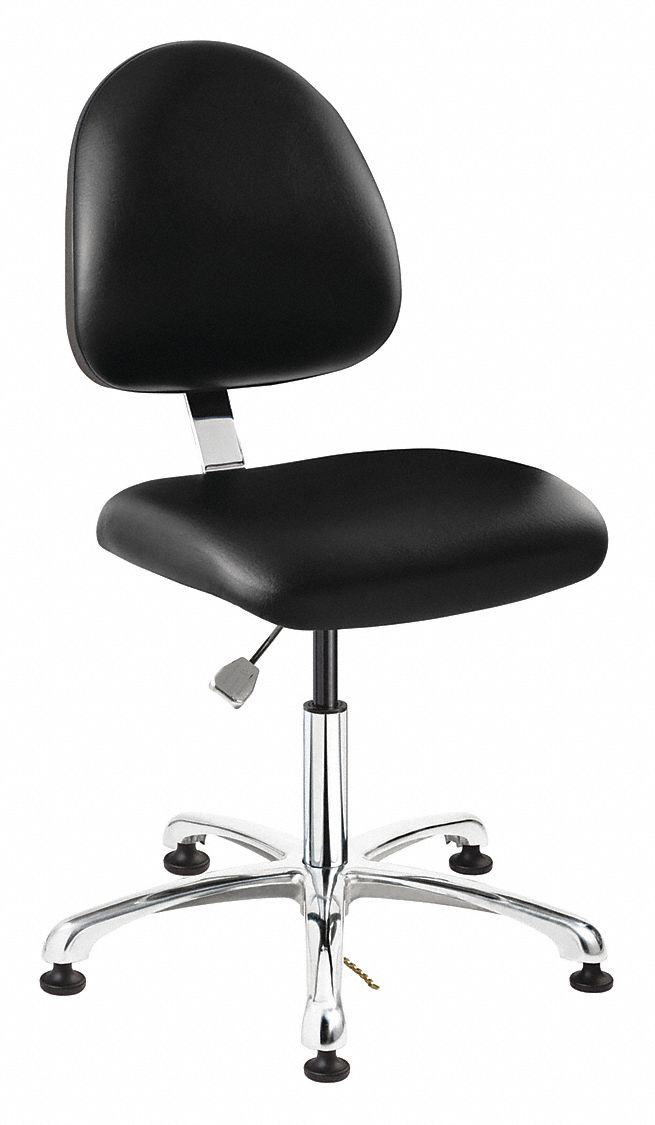 BEVCO Vinyl (Antibacterial) ESD/Cleanroom Task Chair with 151/2 in to