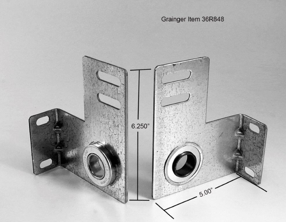 AMERICAN GARAGE DOOR SUPPLY Bearing End Plate 1 PR 36R848B1BF338