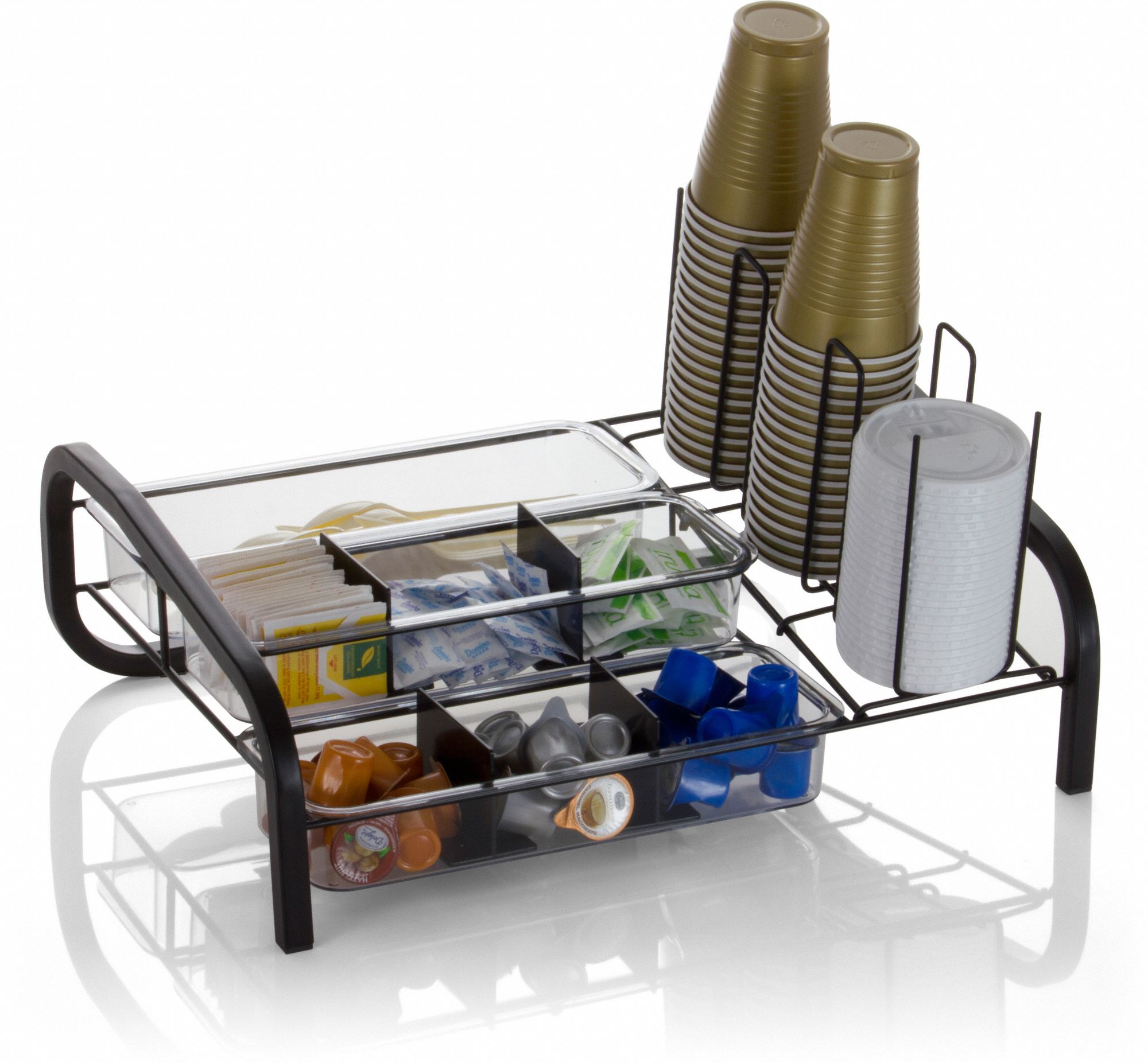 OFFICEMATE Multi Organizer, Countertop, 14 in Overall Depth, 18 3/10 in