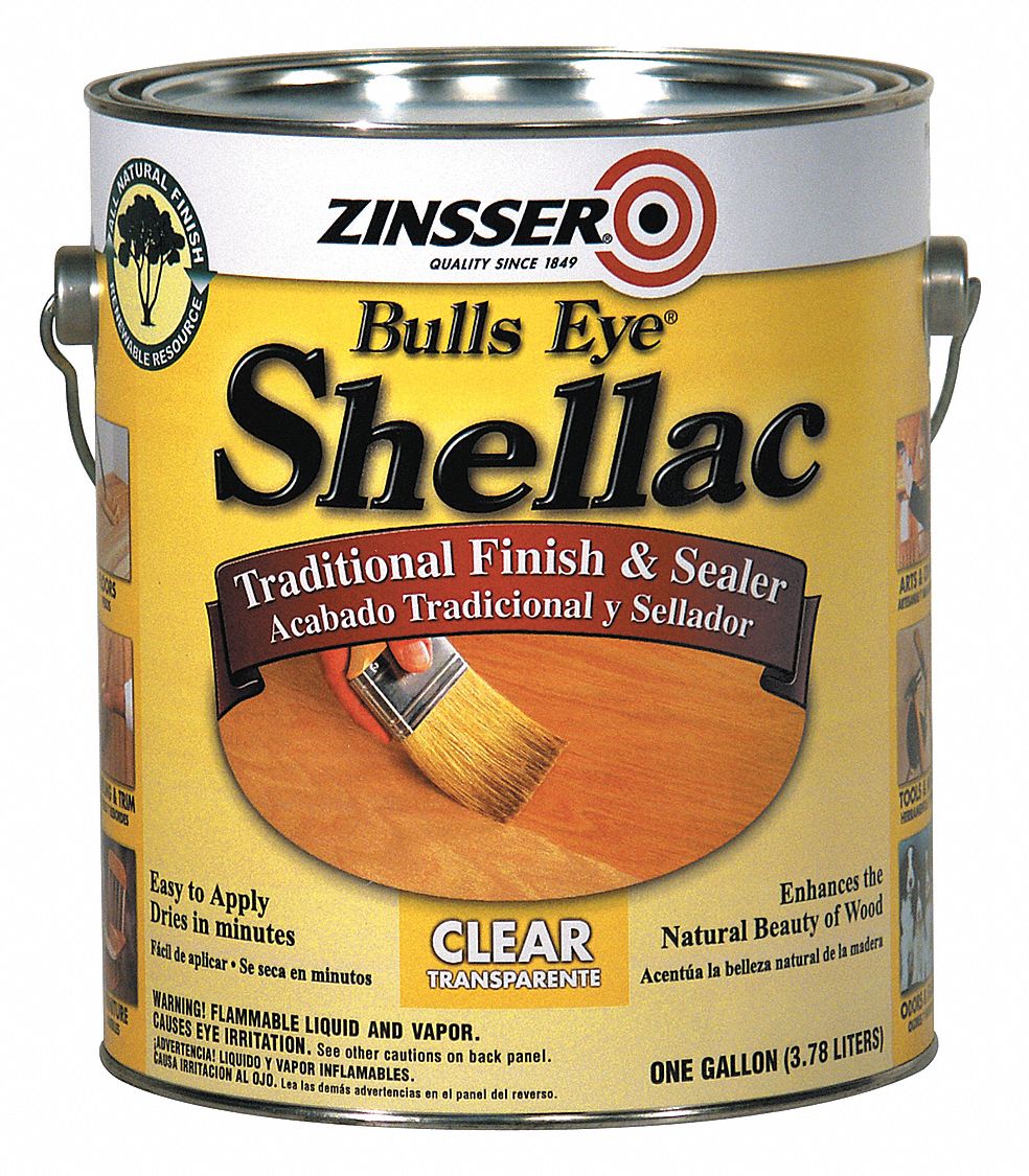 ZINSSER, Solvent, Clear, Shellac 36RD9300301 Grainger