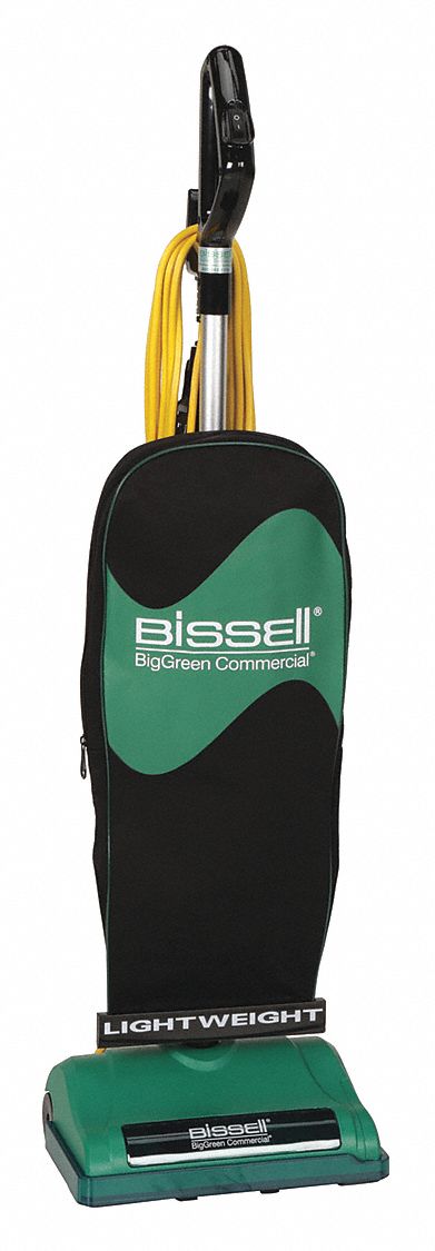 BISSELL COMMERCIAL Upright Vacuum, Disposable Bag, 13 in Cleaning Path