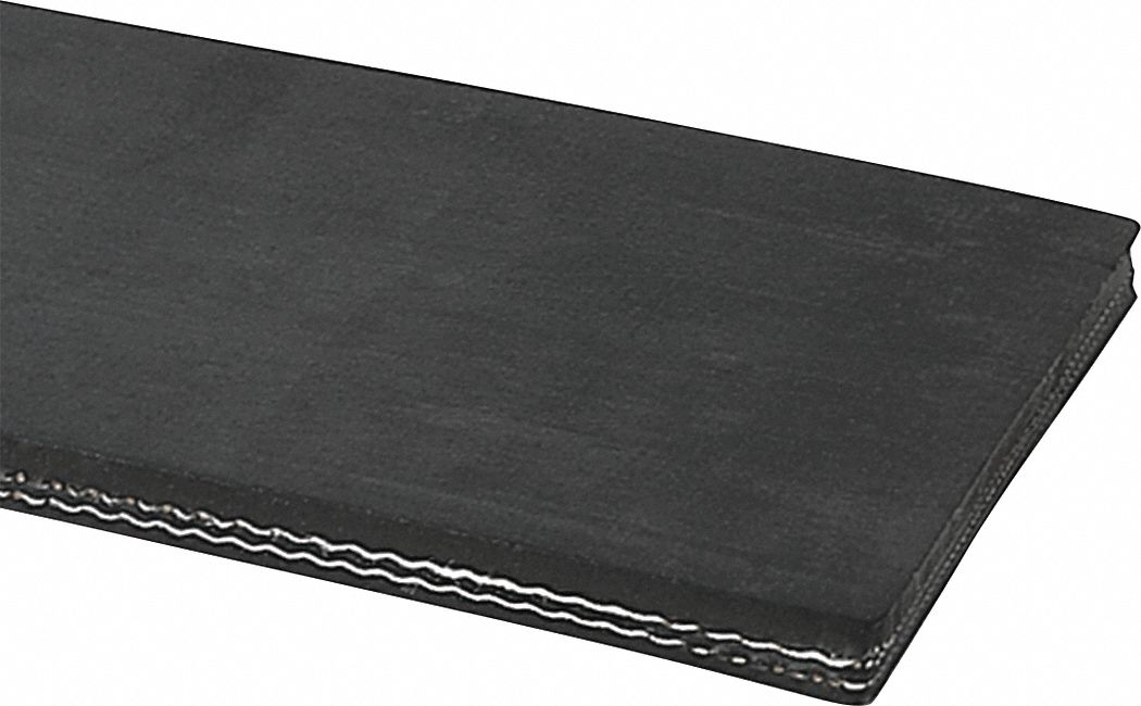 8 in Belt Wd, 11/32 in Belt Thick, HeavyDuty MultiPly Conveyor Belt 36RR542001750008