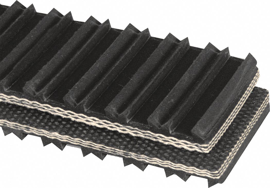 24 in Belt Wd, 5/16 in Belt Thick, HighGrip MultiPly Conveyor Belt 36RZ952010431224 Grainger