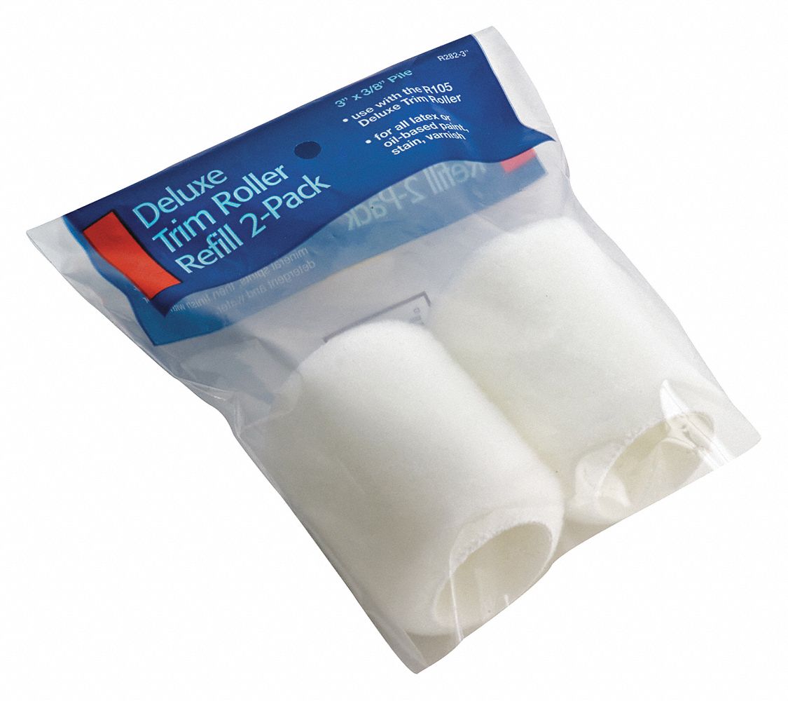 WOOSTER, 3 Inch Roller Cover In 3/8 Nap 36T176R2823 Grainger