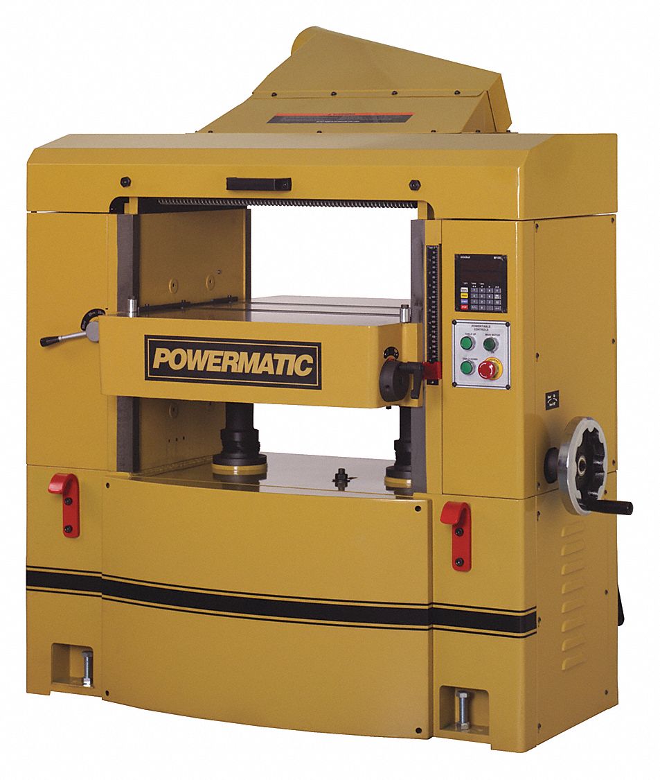 POWERMATIC Planer, Cast Iron, 5000 rpm, 15 HP 36VE141791303 Grainger