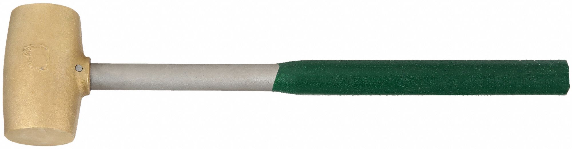 Steel Handle, 4 lb Head Wt, Brass Mallet 36XC225BS Grainger