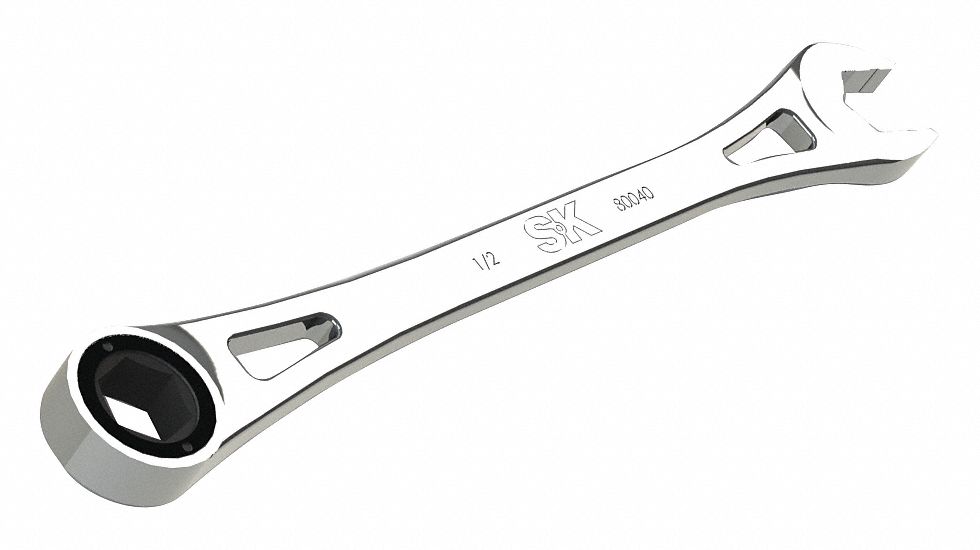 SK PROFESSIONAL TOOLS, Alloy Steel, Chrome, Combination Wrench 36XK79