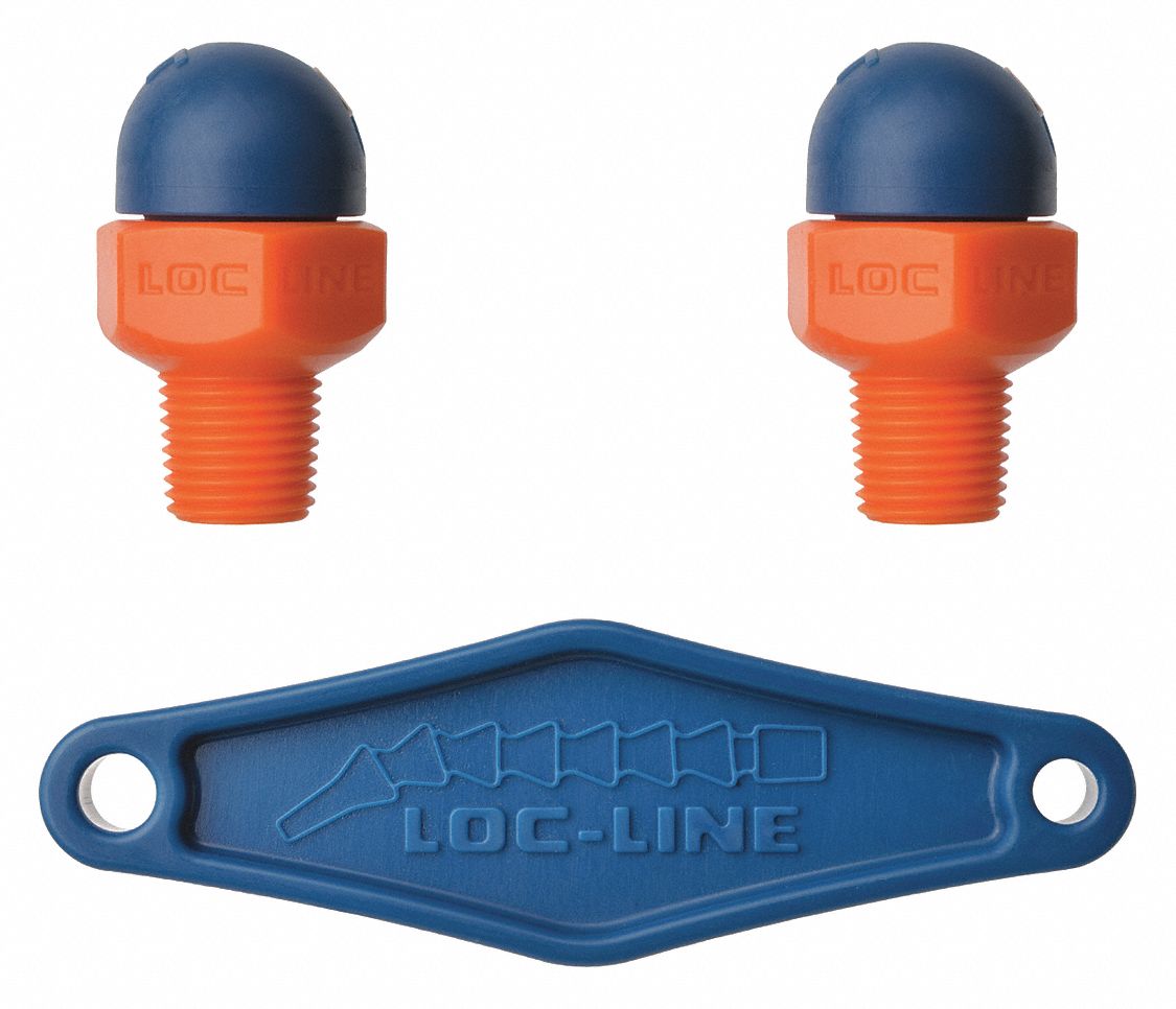 LOCLINE, Acetal, 0.09 in Hole Dia, CT Style Nozzle 36XM2772014