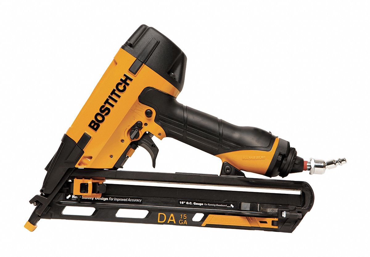 BOSTITCH Tape Air Finish Nailer, Gold 36Z453BTFP72155 Grainger