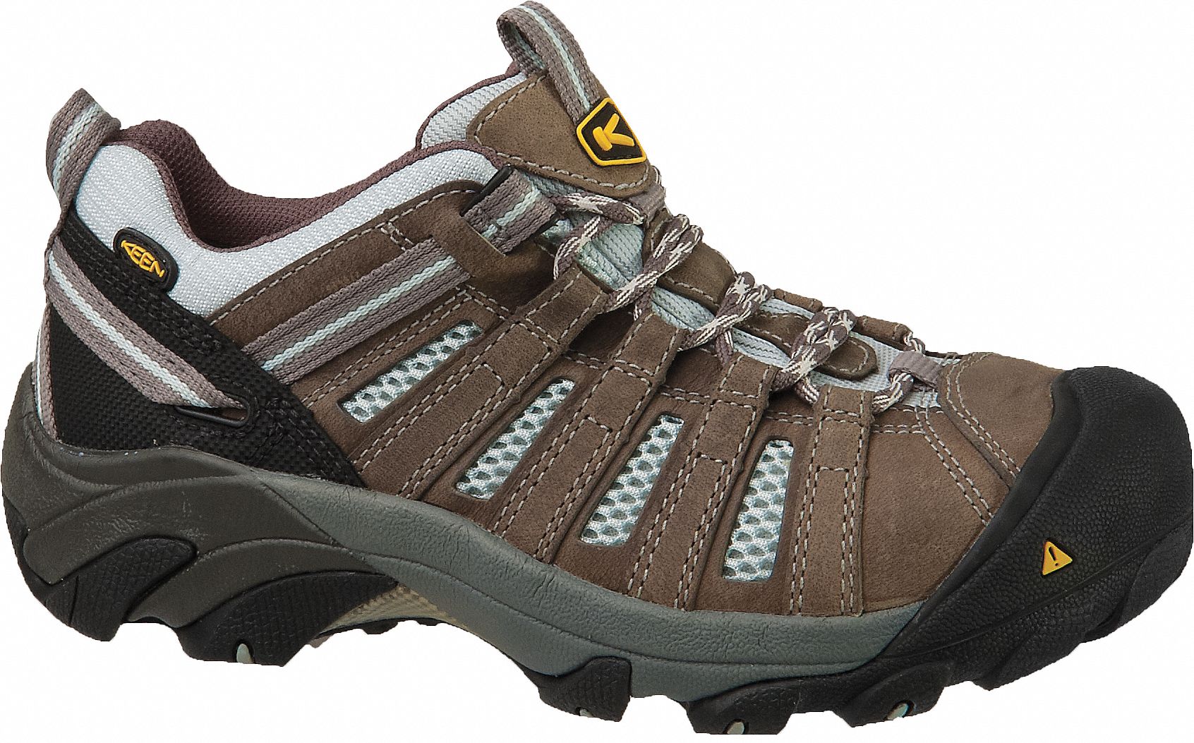 KEEN Oxford Height Women's Athletic Work Shoes, Steel Toe Type, Gray