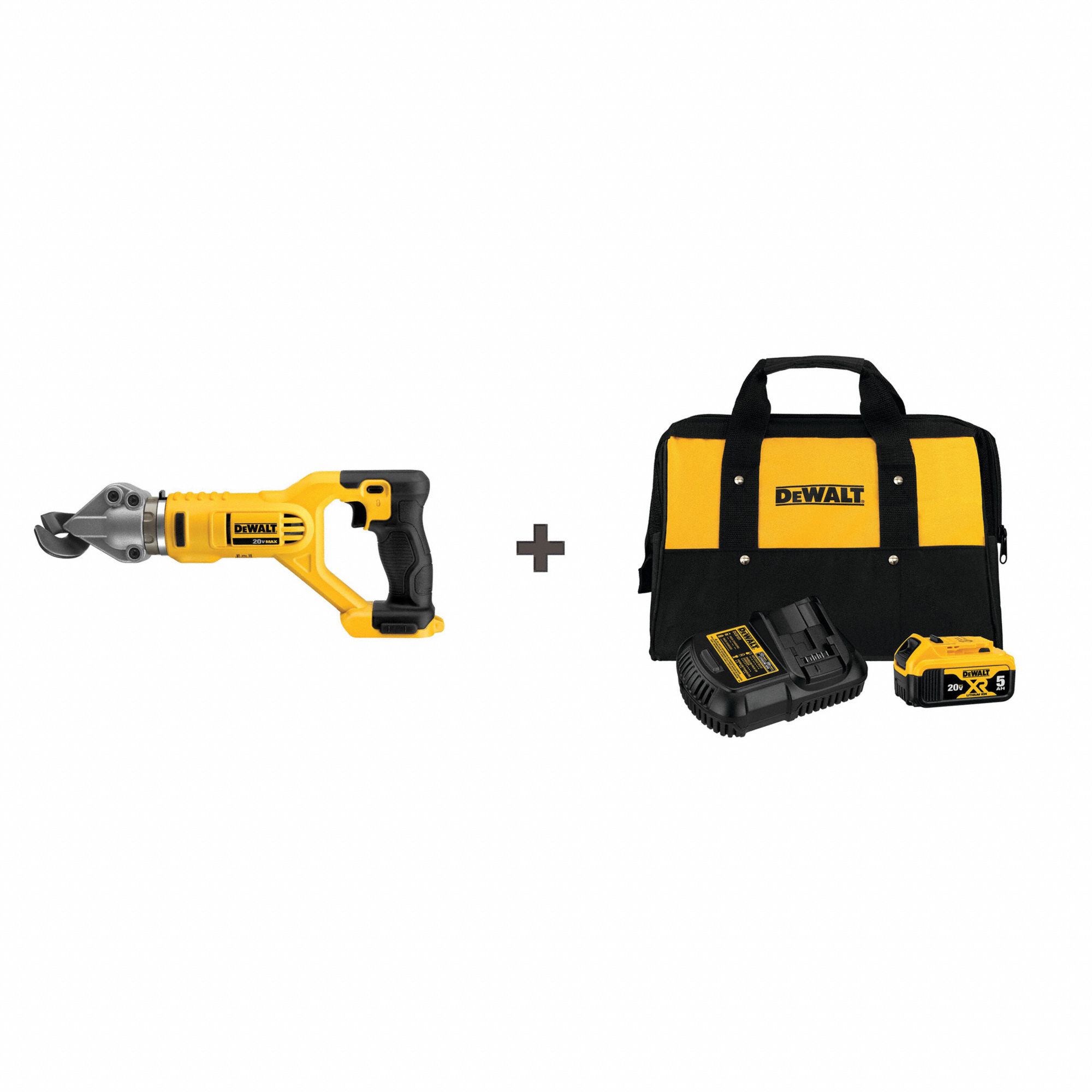 DEWALT Cordless Shears, 18 ga., 20V, Bare Tool 374GW1DCS496B