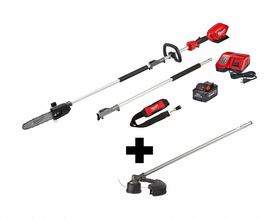 MILWAUKEE M18 Fuel Trimmer, String Trimmer Attch 380FN3282521PS 49