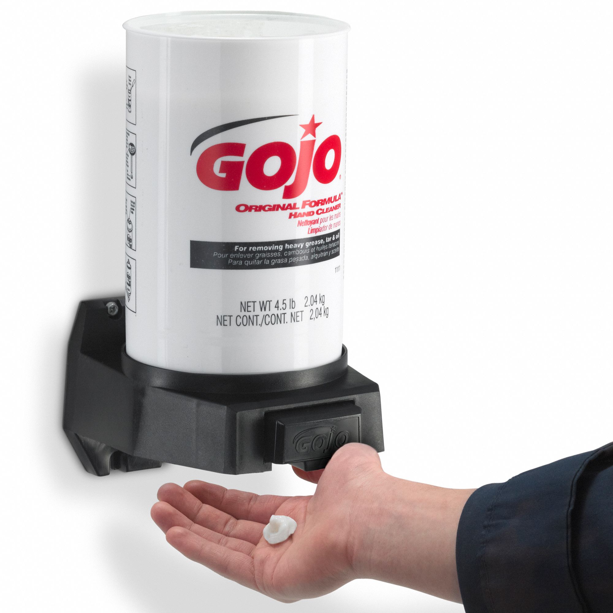 GOJO Unscented, Liquid, Hand Cleaner, 4.5 lb, Cartridge, None 38CC01