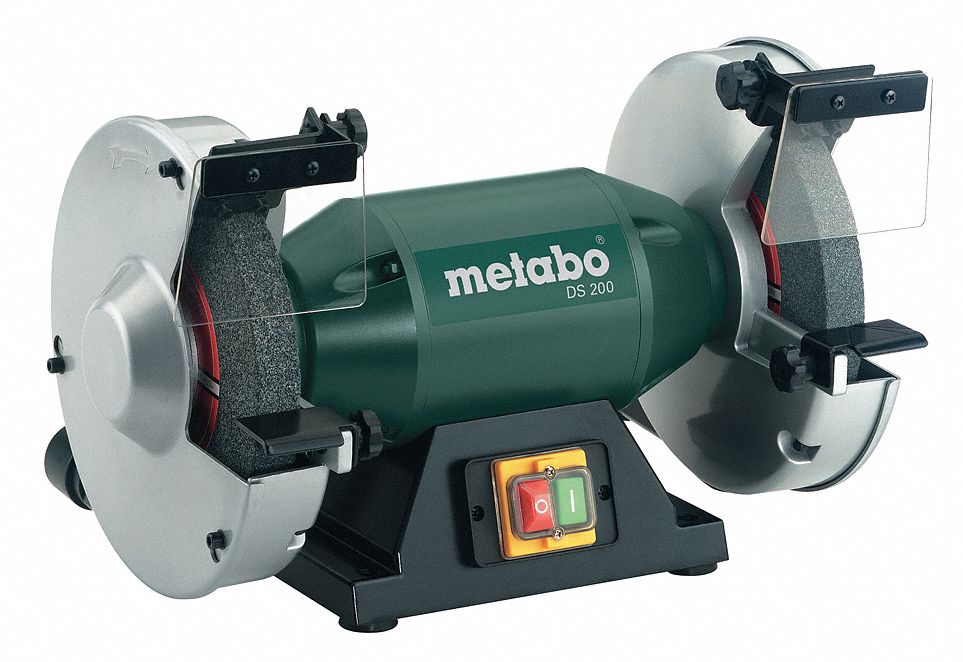 METABO, For 7 in Max. Wheel Dia., For 1 in Max. Wheel Thick, Bench