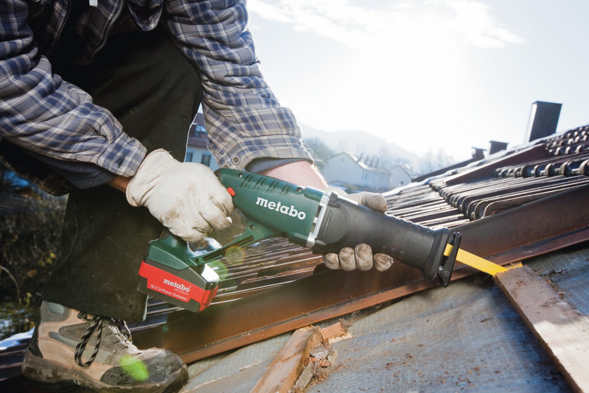 METABO Full-Size, Reciprocating Saw, 1 1/8 in Stroke Length, 2,700 Max