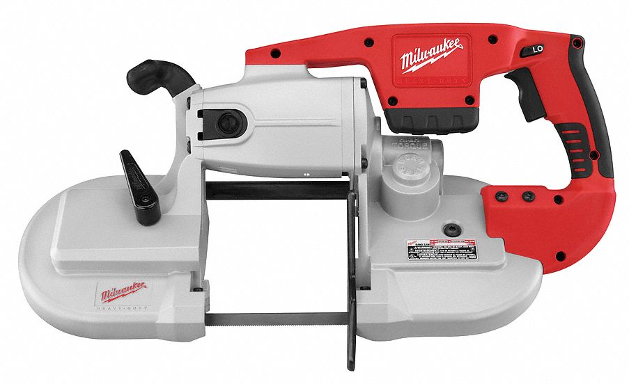 MILWAUKEE Cordless, Portable Band Saw, 28V DC, 44 7/8 in Blade Length
