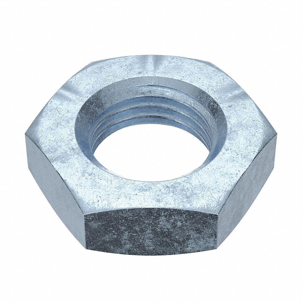 M12-1.25 Thread, 19 mm Hex Wd, Hex Nut - 38DG68|M11380.120.0125 - Grainger