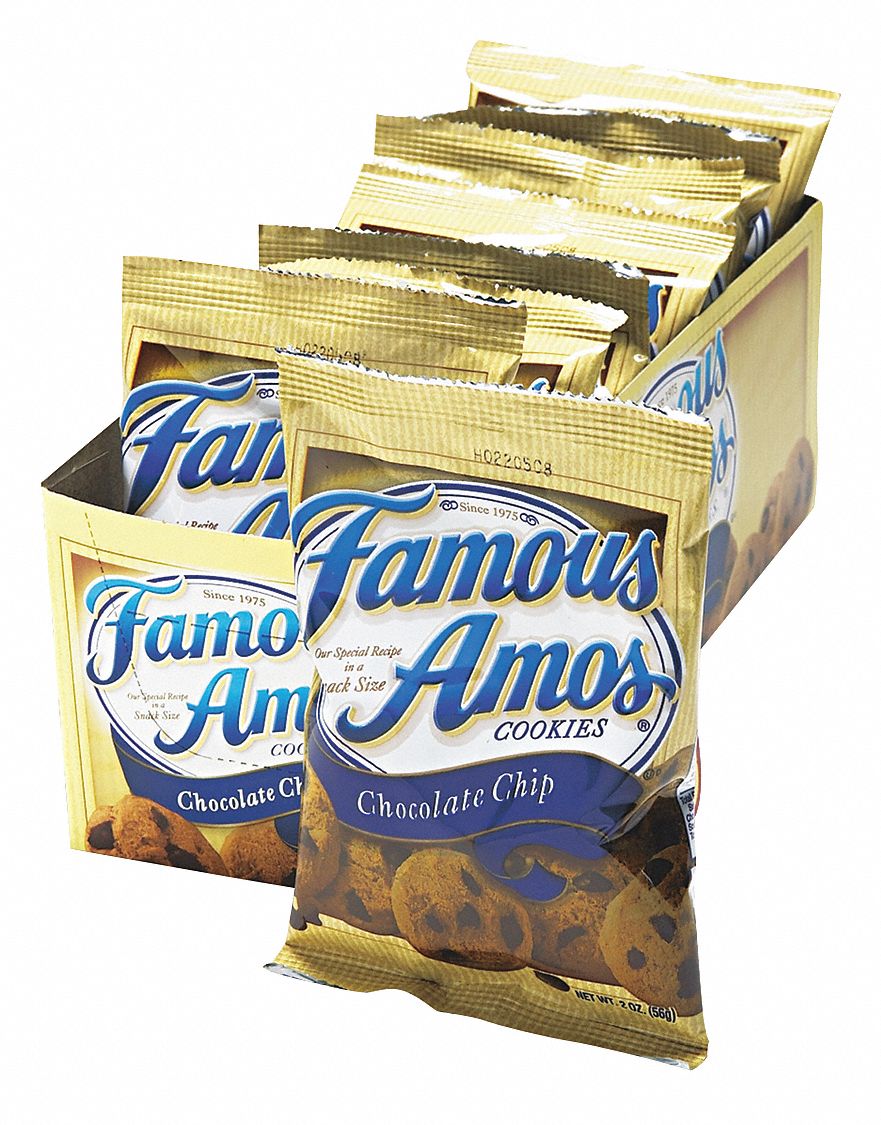 FAMOUS AMOS 2 oz Chocolate Chip Famous Amos Cookies; PK8 38ED6098067