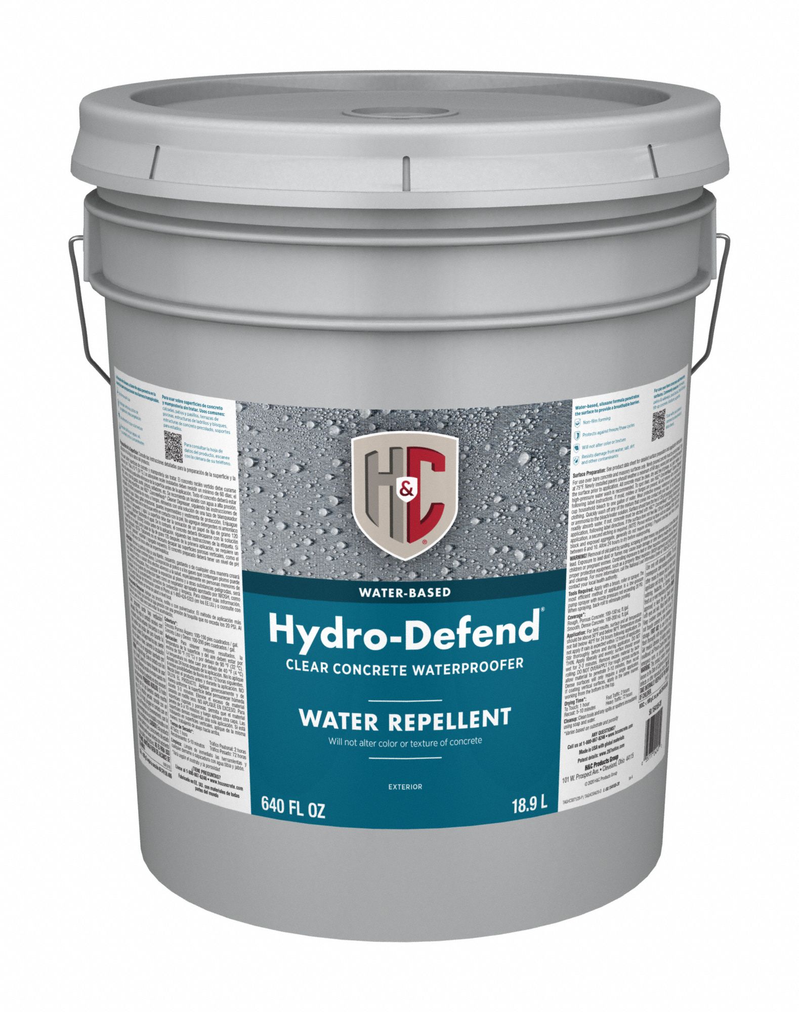 H&C, Concrete and Paver Sealer, Exterior/Interior, Sealer 38EK6250.