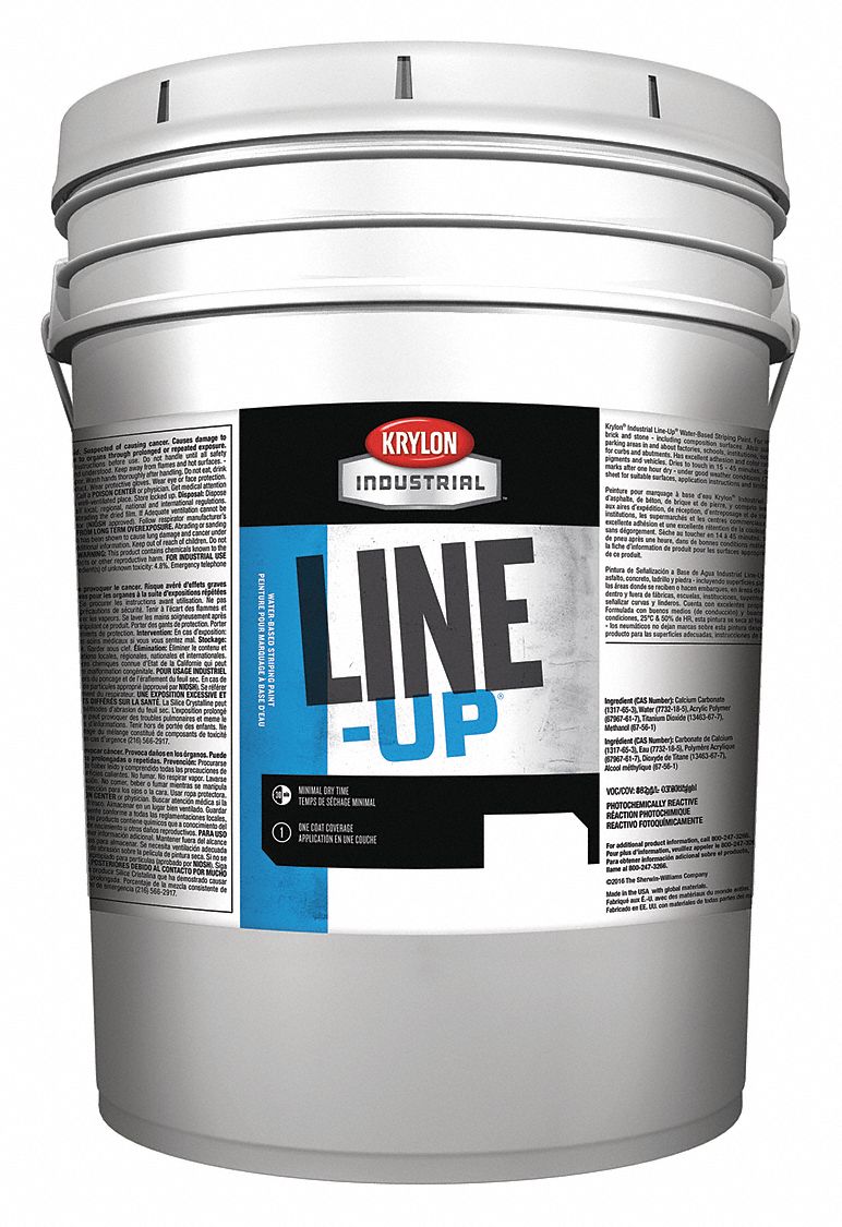 KRYLON INDUSTRIAL Striping Paint Pour Paint Dispensing, Parking Lot