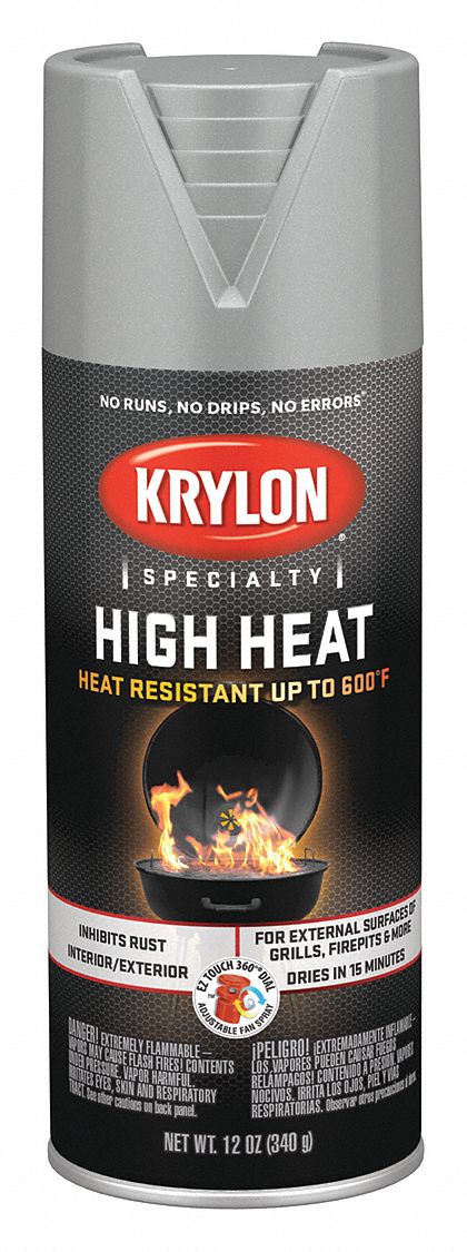 Spray Paint,Aluminum,12 oz.,15 min. K01407777 724504072904 eBay