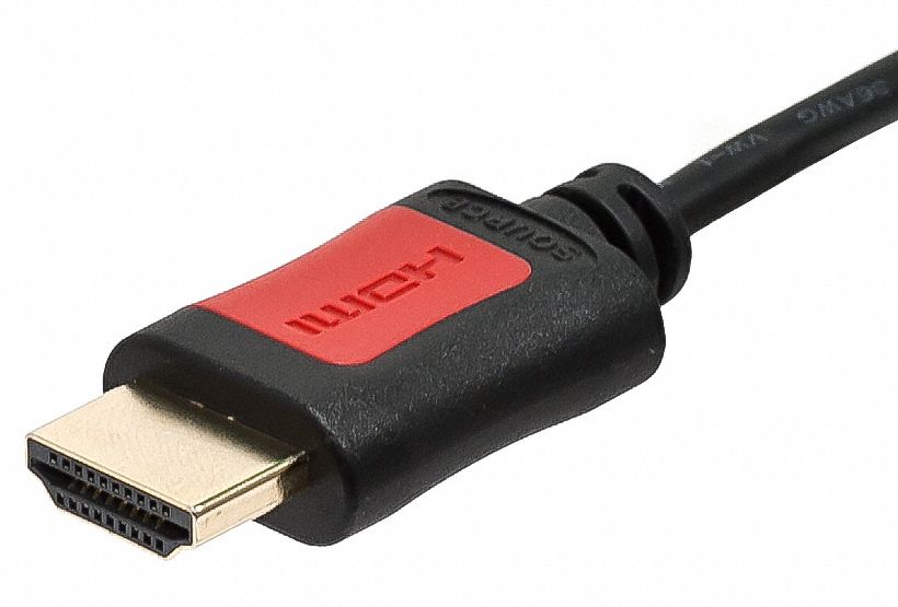 MONOPRICE HDMI Cable 15 ft Lg, Black, Slim/High Speed, Home Theater