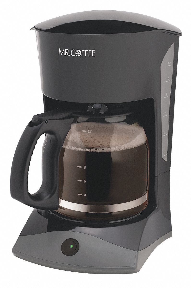 MR. COFFEE 12 Cup Plastic Switch Coffee Maker, Black 38FA33SK13NP