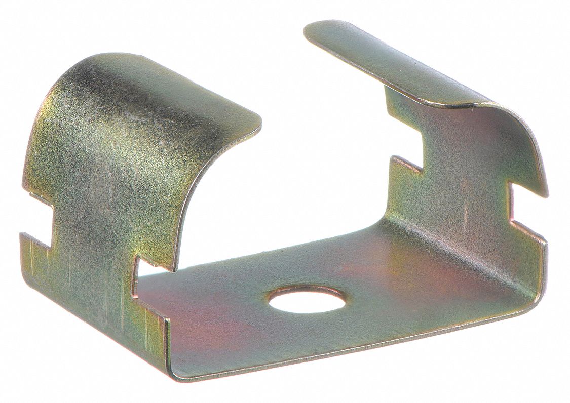 Steel, Pipe Clip 38G192US/DFIXCLIP/10/GR Grainger