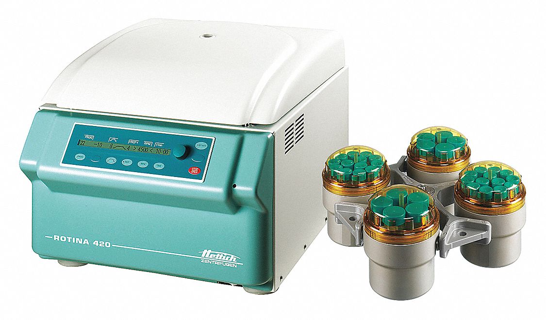 HETTICH, Centrifuge with Rotor, Benchtop, Centrifuge Package 38LZ29