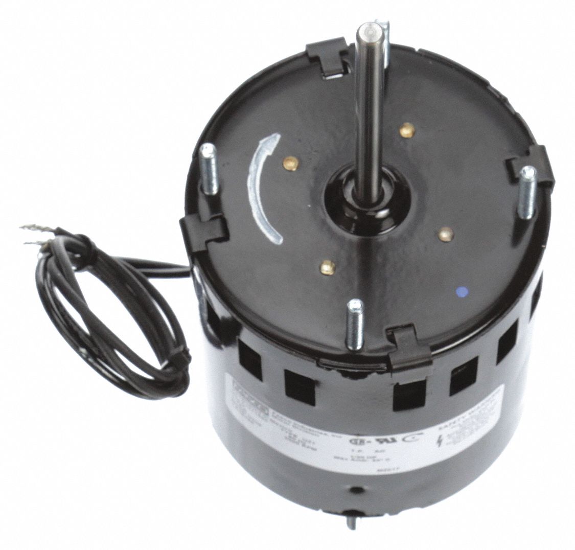 FASCO Direct Drive Blower Motor, 1/30 HP, Shaded Pole, Nameplate RPM