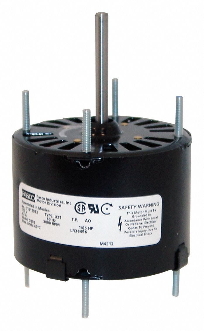 FASCO HVAC 3.3 IN MOTOR MultiPurpose Direct Drive HVAC Motors