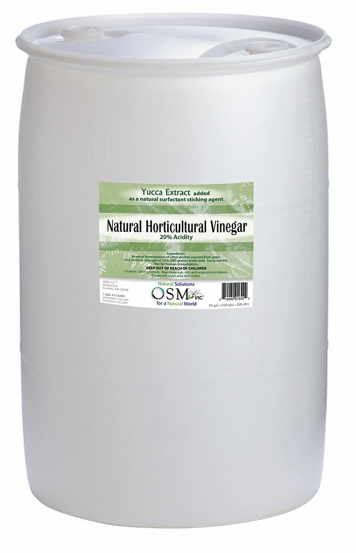 OSM, 55 gal Size, Horticultural Vinegar 38N635810082016222 Grainger