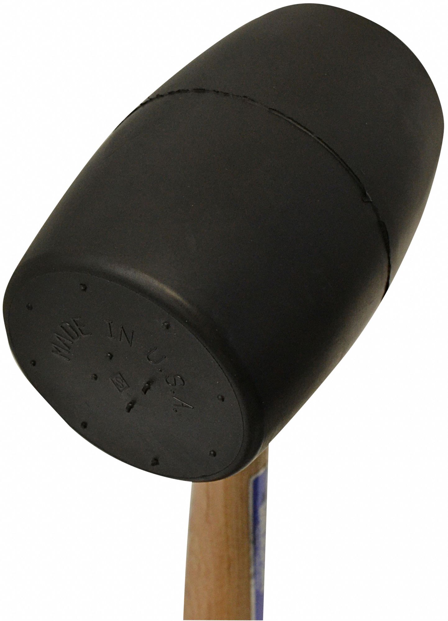 VAUGHAN Rubber Mallet,20 oz Head Weight,Hickory Handle Material