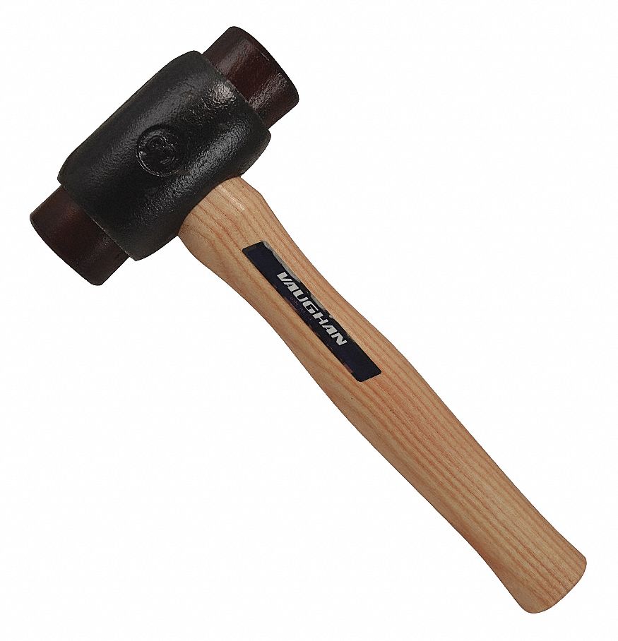 VAUGHAN Hammer Tip, Soft, Rawhide, 13/4 in. 38NF29R175 Grainger