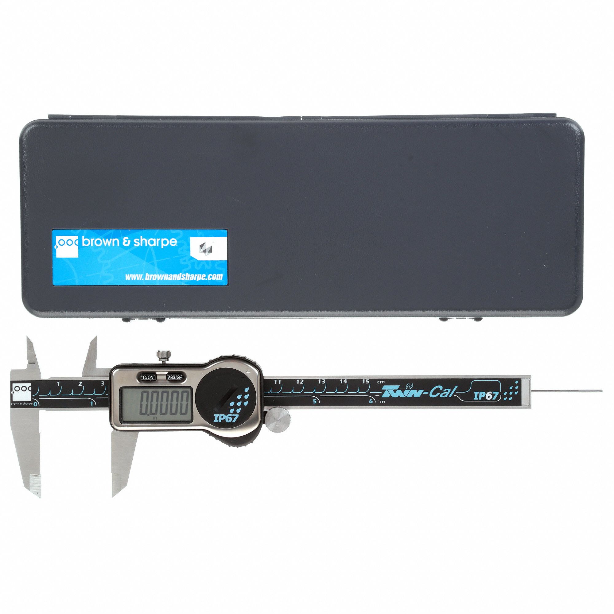 TESA BROWN & SHARPE 4Way Digital Caliper, Range 0 in to 6 in, 0 to 150