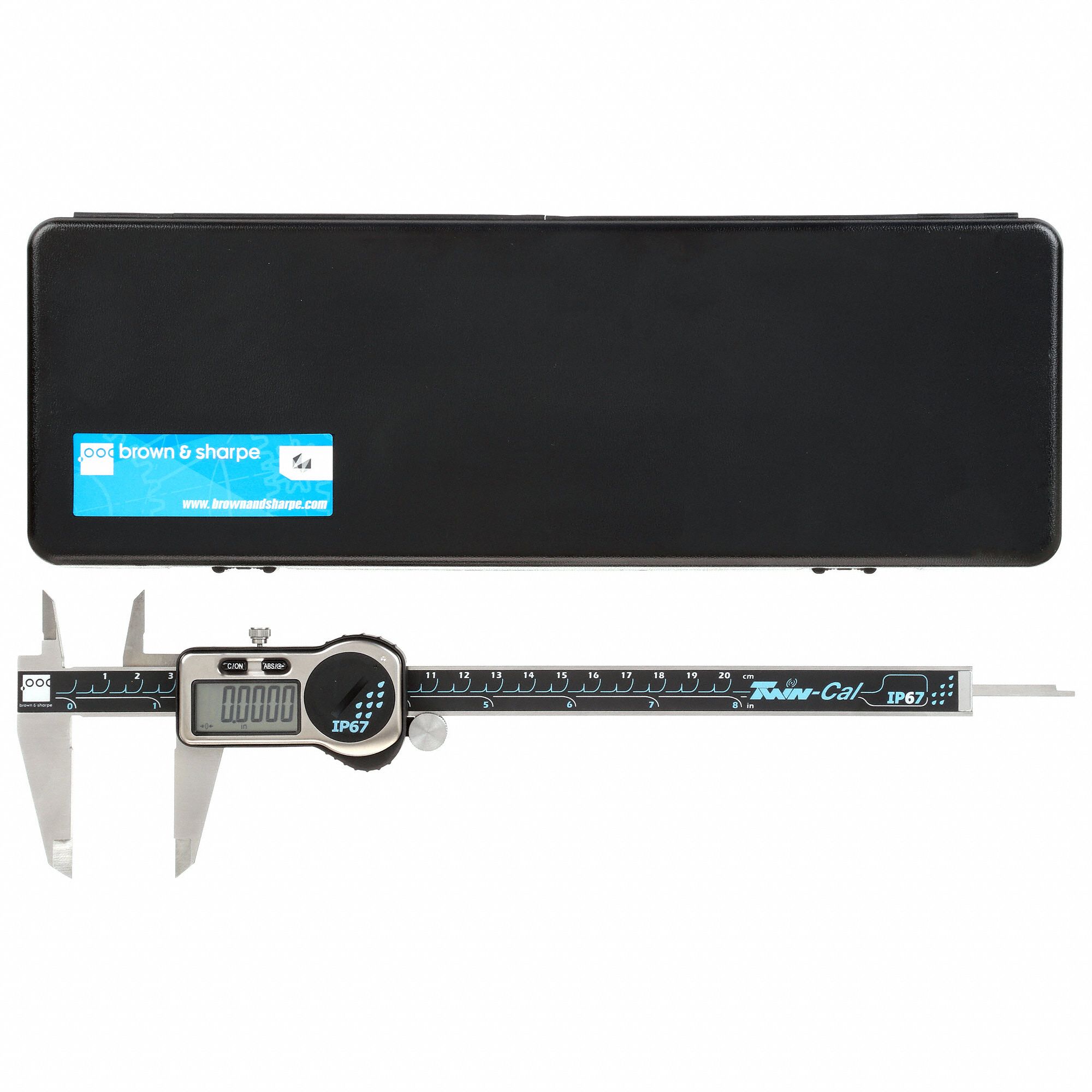 TESA BROWN & SHARPE 4Way Digital Caliper 0 in to 8 in/0 to 200 mm